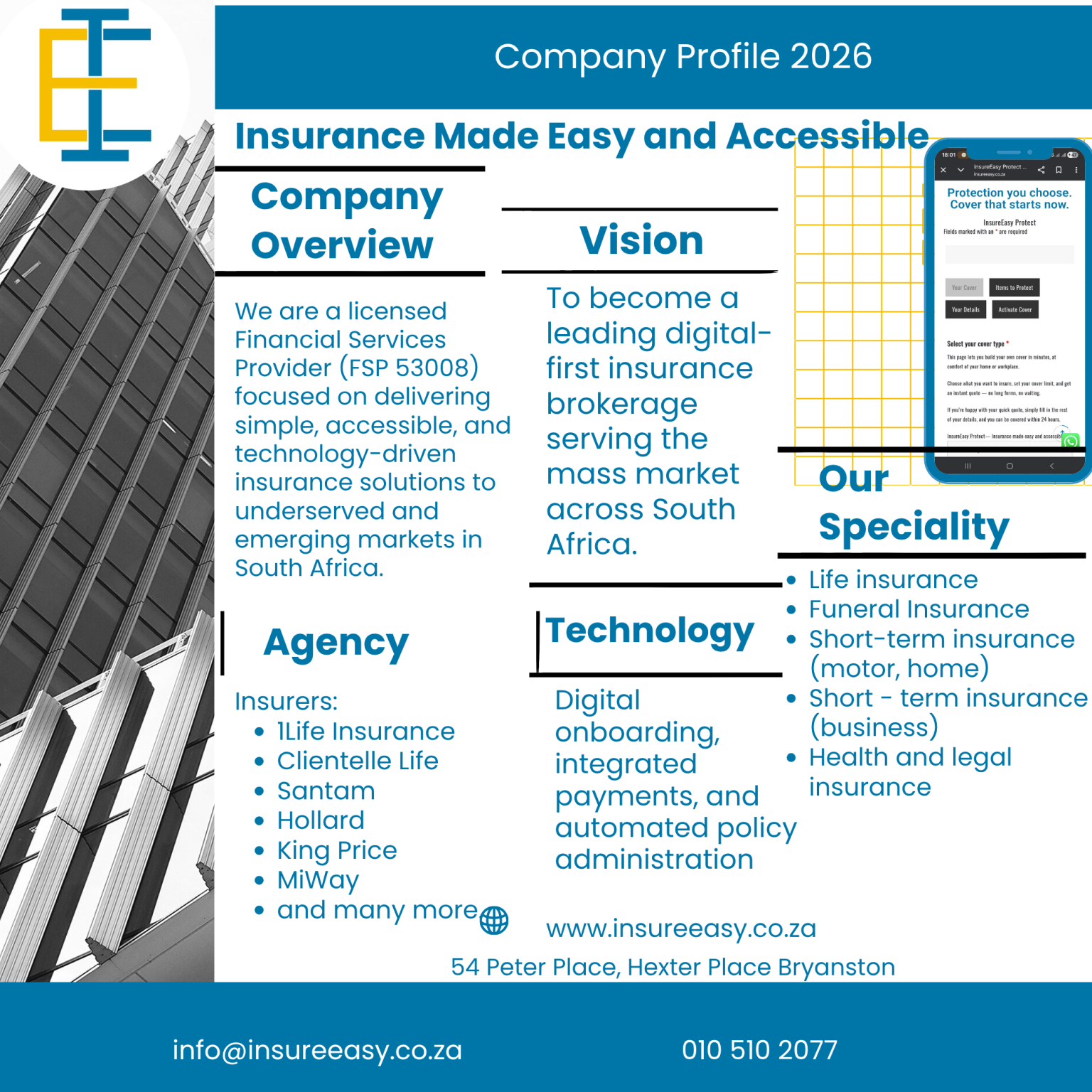 Insurance Profile Business Insurance Profile – InsureEasy Brokers
